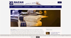 Desktop Screenshot of bazanabogados.com